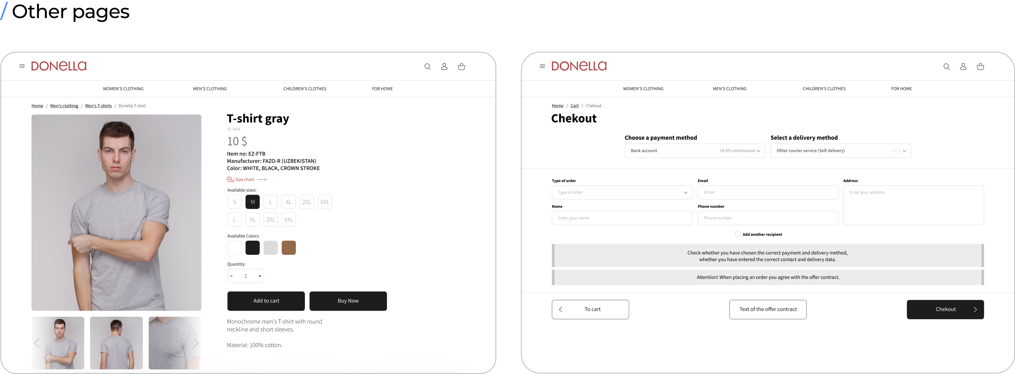 Donella UI-concept