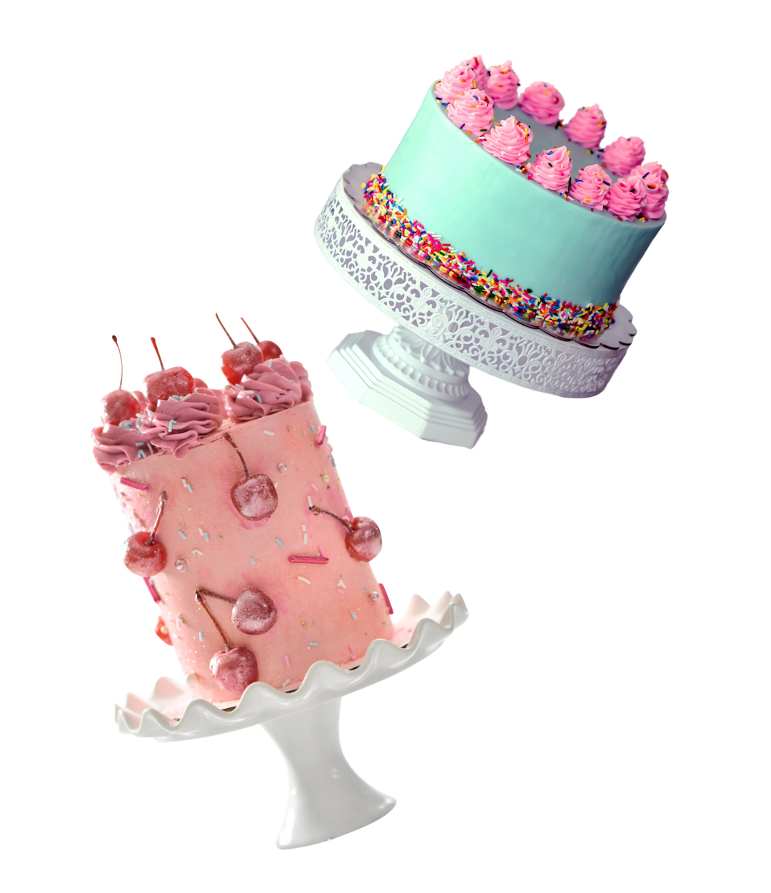 Two cakes