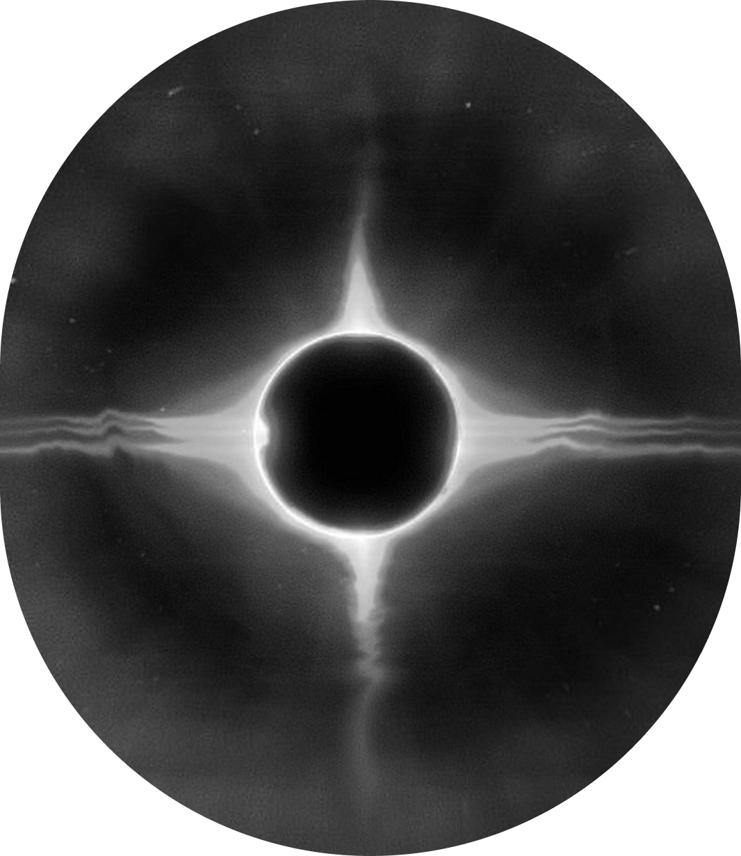 Black hole in space
